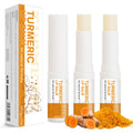 MUREND 3PCS Turmeric Lip Balm for Smokers – Dark Lip Treatment, Lip Exfoliator & Nourishing Moisturizer