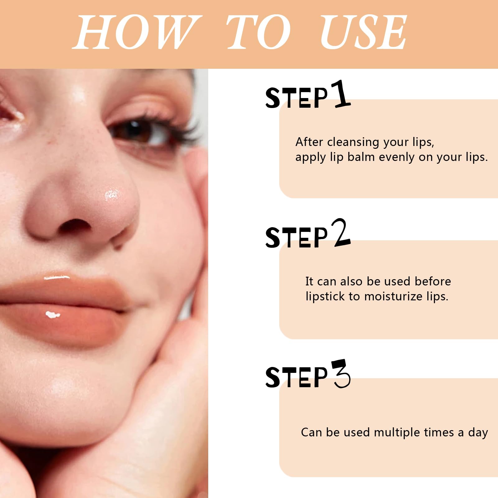 MUREND 3PCS Turmeric Lip Balm for Smokers – Dark Lip Treatment, Lip Exfoliator & Nourishing Moisturizer