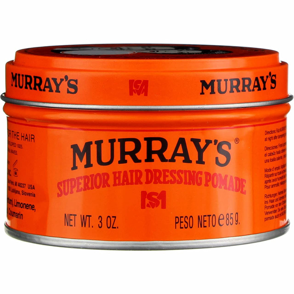 Murray's Superior Hair Dressing Pomade - 3 Oz (88 ml) - 3 Pack | Hold, Shine, No Acids or Alkalies