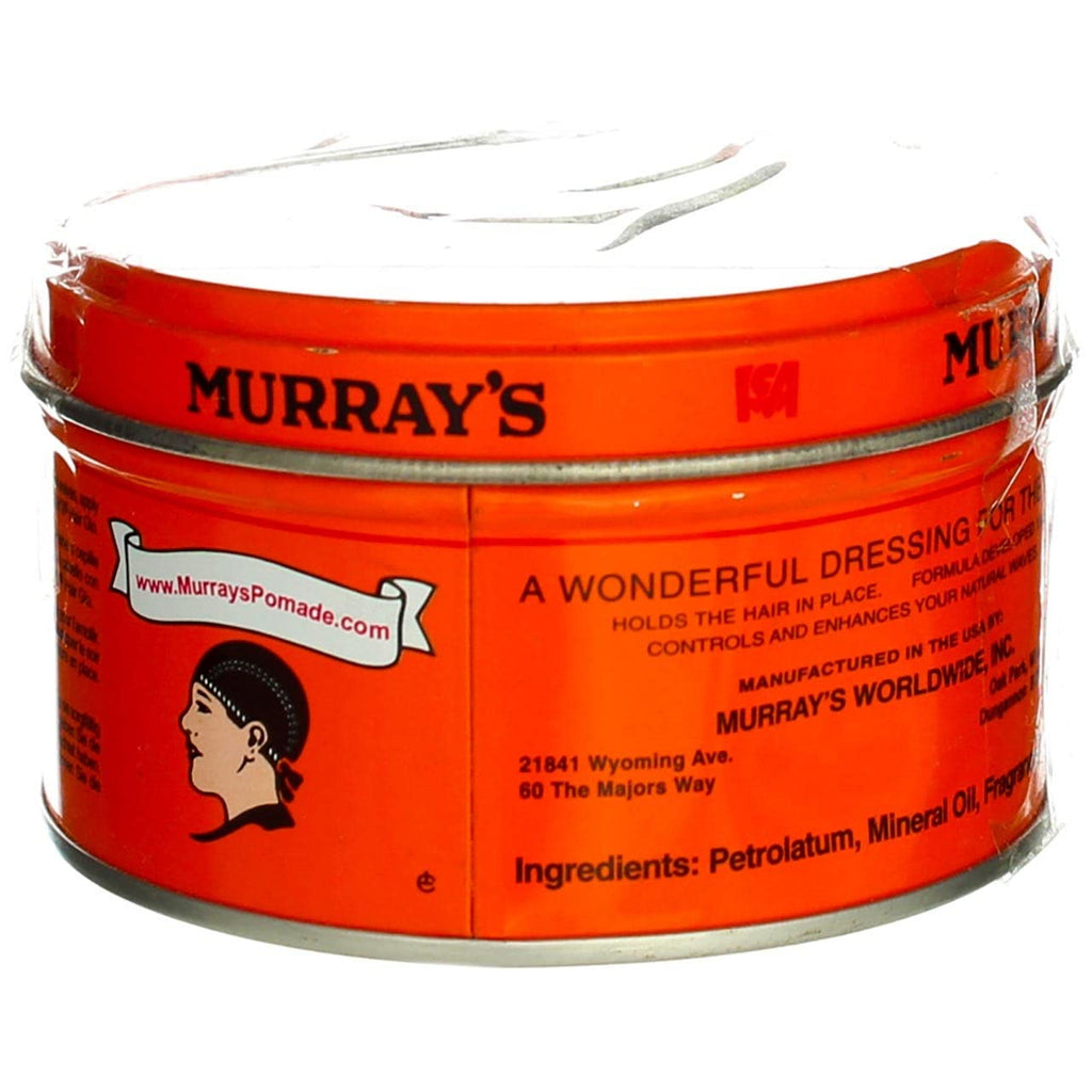 Murray's Superior Hair Dressing Pomade - 3 Oz (88 ml) - 3 Pack | Hold, Shine, No Acids or Alkalies