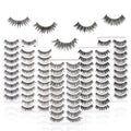 MUSELASH 50 Pairs, 5 Styles – Handmade False Eyelashes Set