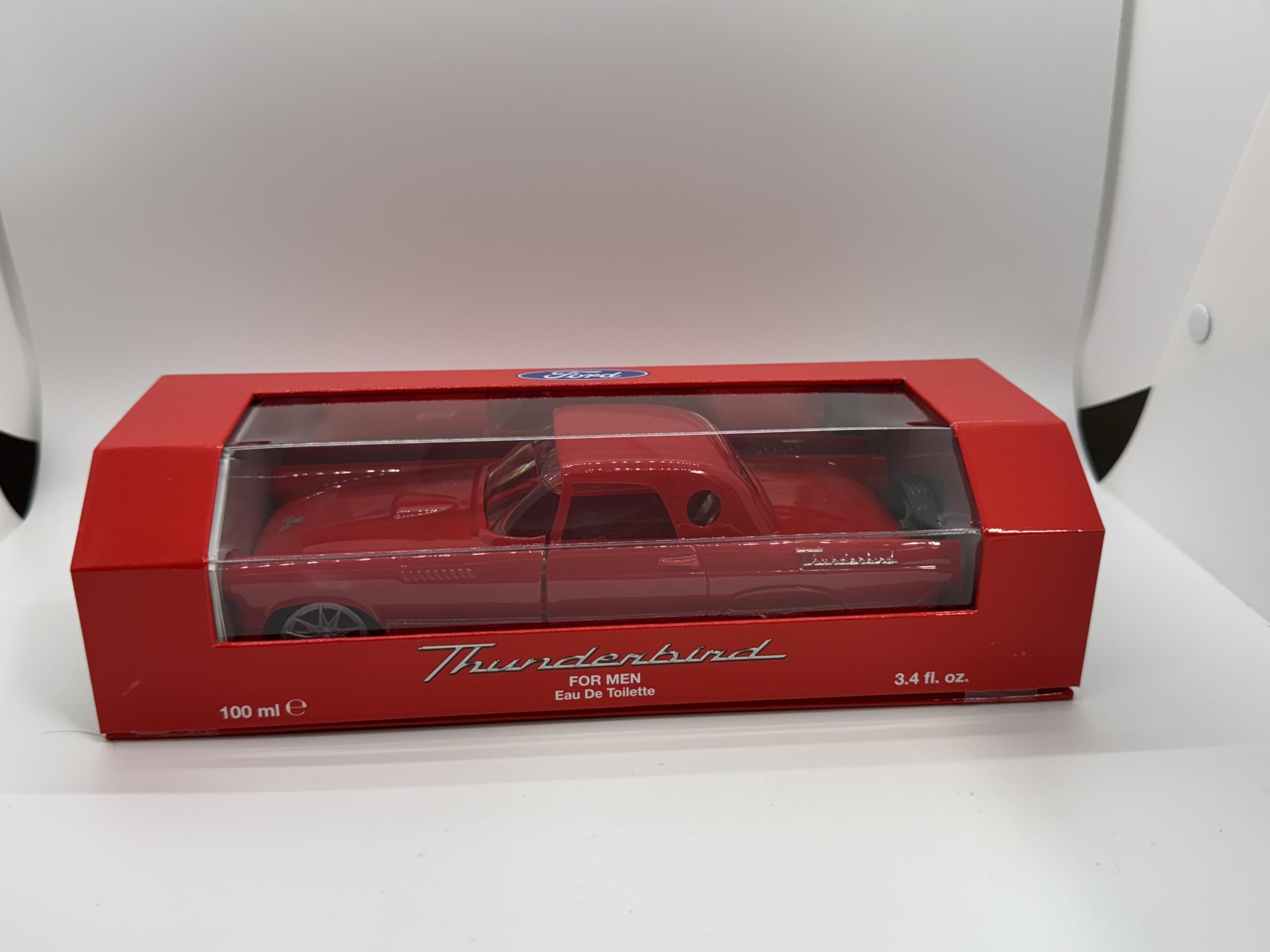 Mustang Thunderbird Eau de Toilette for Men – 3.4 Fl Oz | Collectible Bottle
