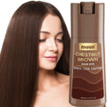 Muun Chestnut Brown Hair Dye Shampoo – 3-in-1 Ammonia-Free Color, Shampoo & Conditioner (400ml)