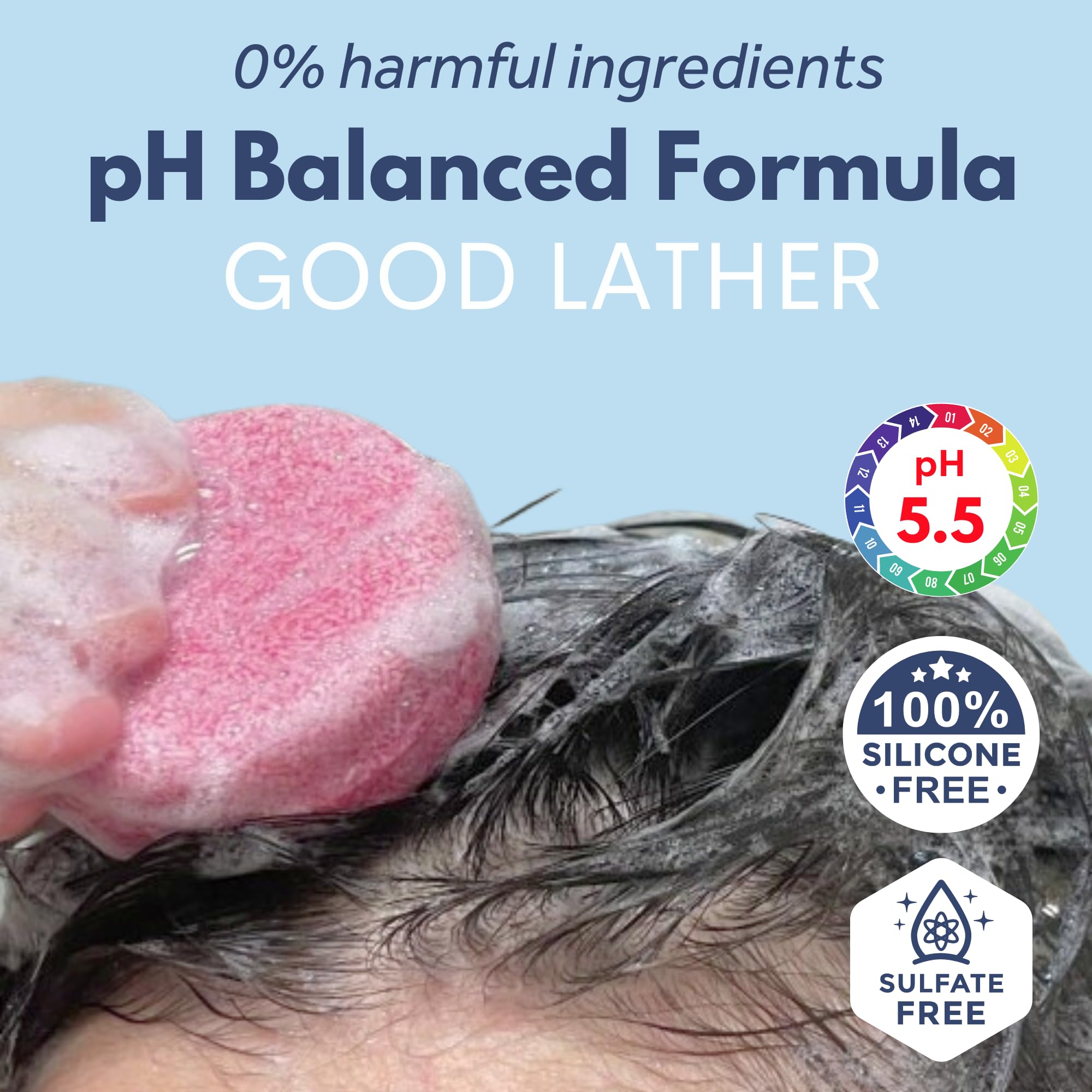 Muun Ginger Rosemary & Rice Water Shampoo Bar Pack 3 – Hair Growth, Thickening & pH Balanced