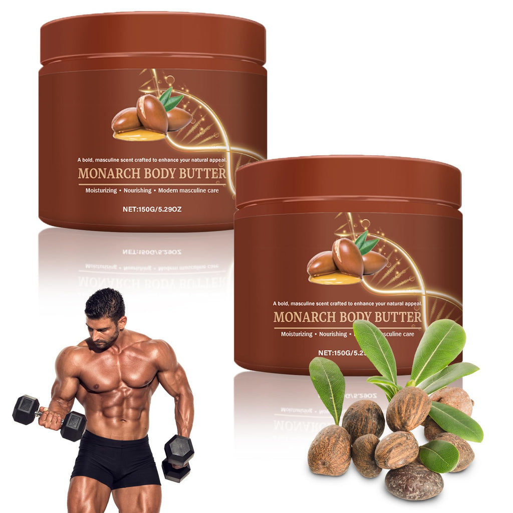 MVC Crowned Skin Body Butter for Men – Pheromone Scented Hydration (2-Pack)