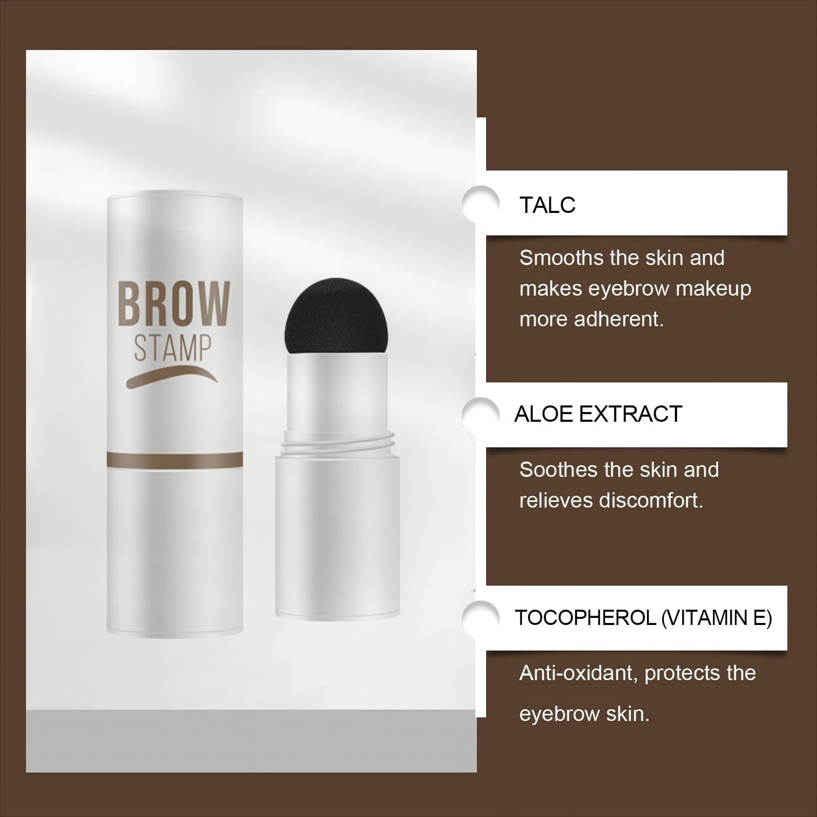 MVC Eyebrow Stencils & Stamp Kit – Easy, Natural Brows (Blonde)