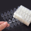 Mwellewm 1200 Pcs Nail Sticker Pack – 50 Sheets Double-Side Glue Tabs for Press-On Nails