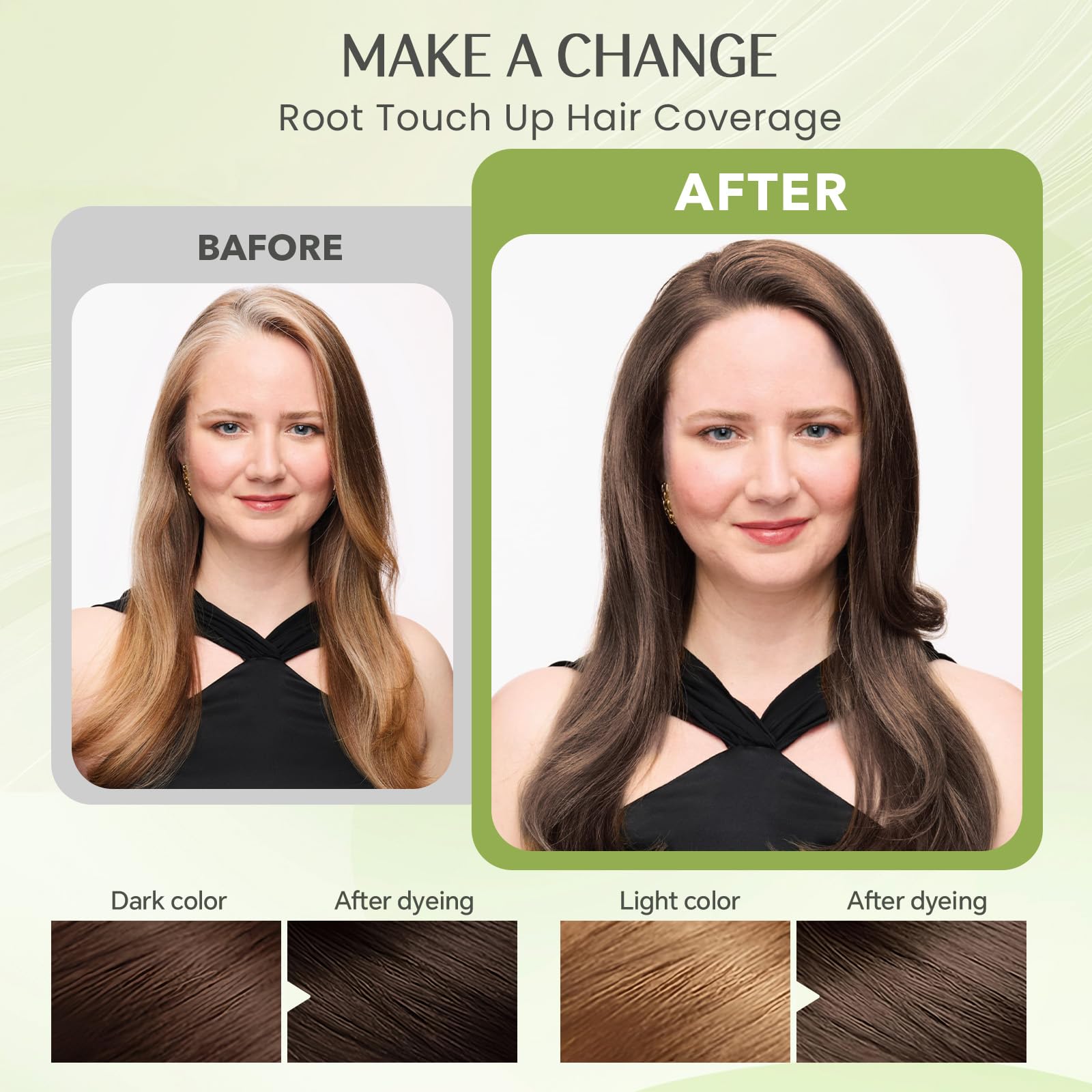 Mxvbaty Dark Brown Hair Dye Shampoo 3-in-1 – Gray Coverage in 15–40 Minutes | 16.9 fl oz