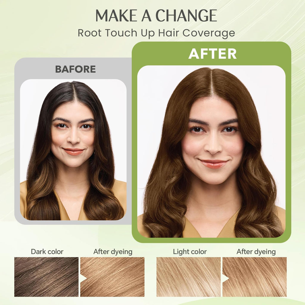 Mxvbaty Blonde Brown Hair Dye Shampoo 3-in-1 | Instant Color, Root Touch Up, 16.9 fl oz