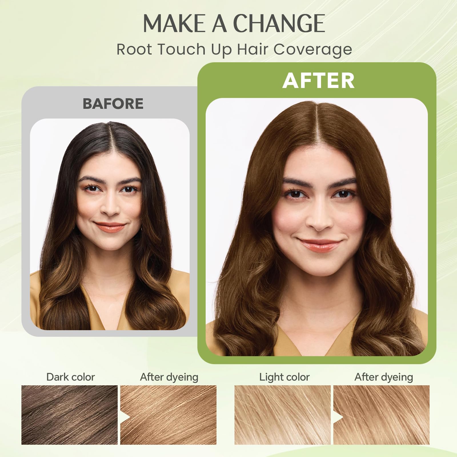 Mxvbaty Blonde Brown Hair Dye Shampoo 3-in-1 | Instant Color, Root Touch Up, 16.9 fl oz