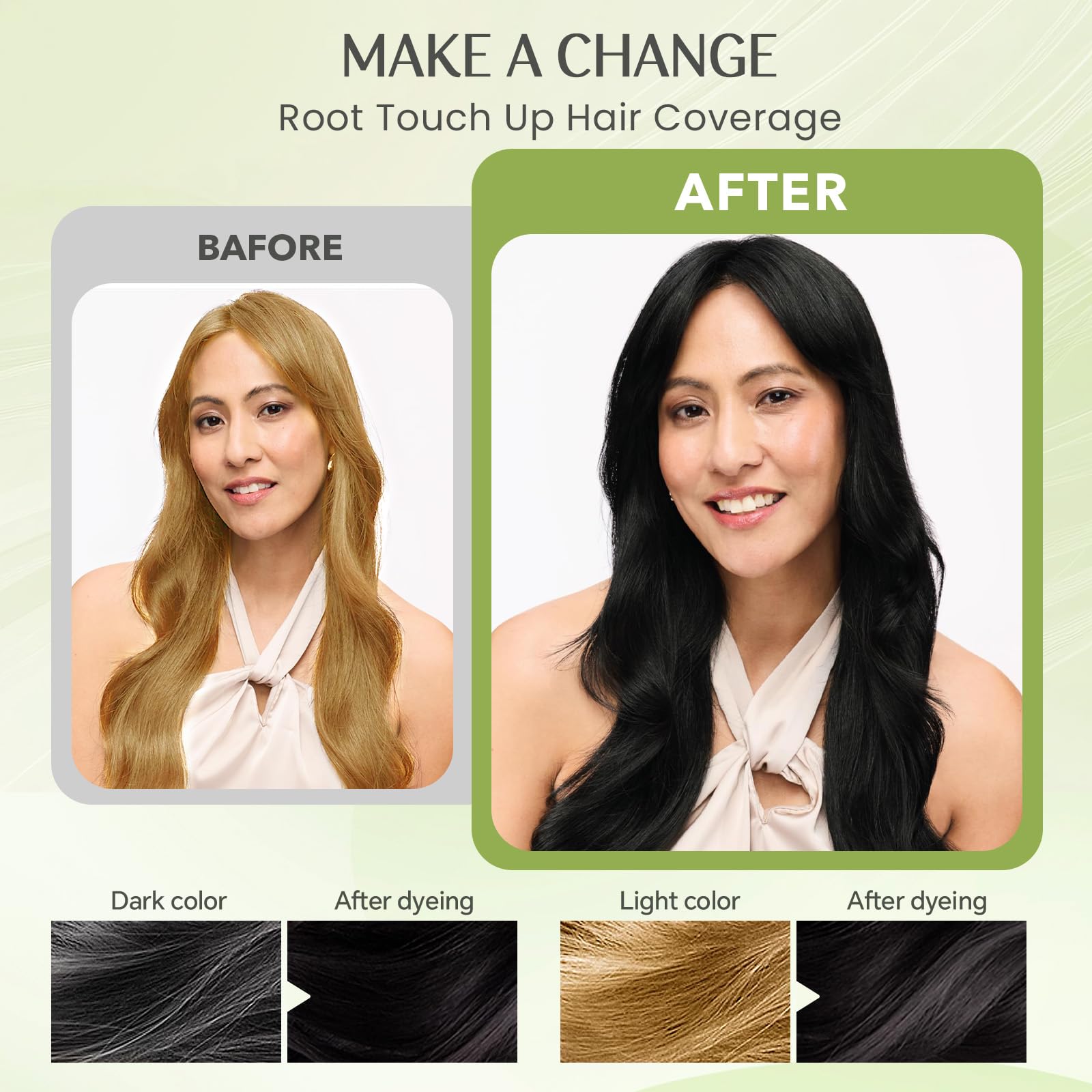 Mxvbaty Black Hair Dye Shampoo 3-in-1 — Gray Coverage, Lasting Color, 16.9 fl oz