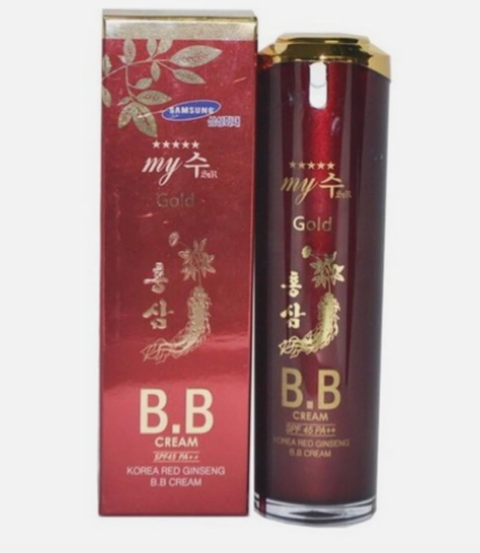 My Gold Myjin Korean Red Ginseng BB Cream 40ml | SPF50+ Hydration, Brightness & Coverage