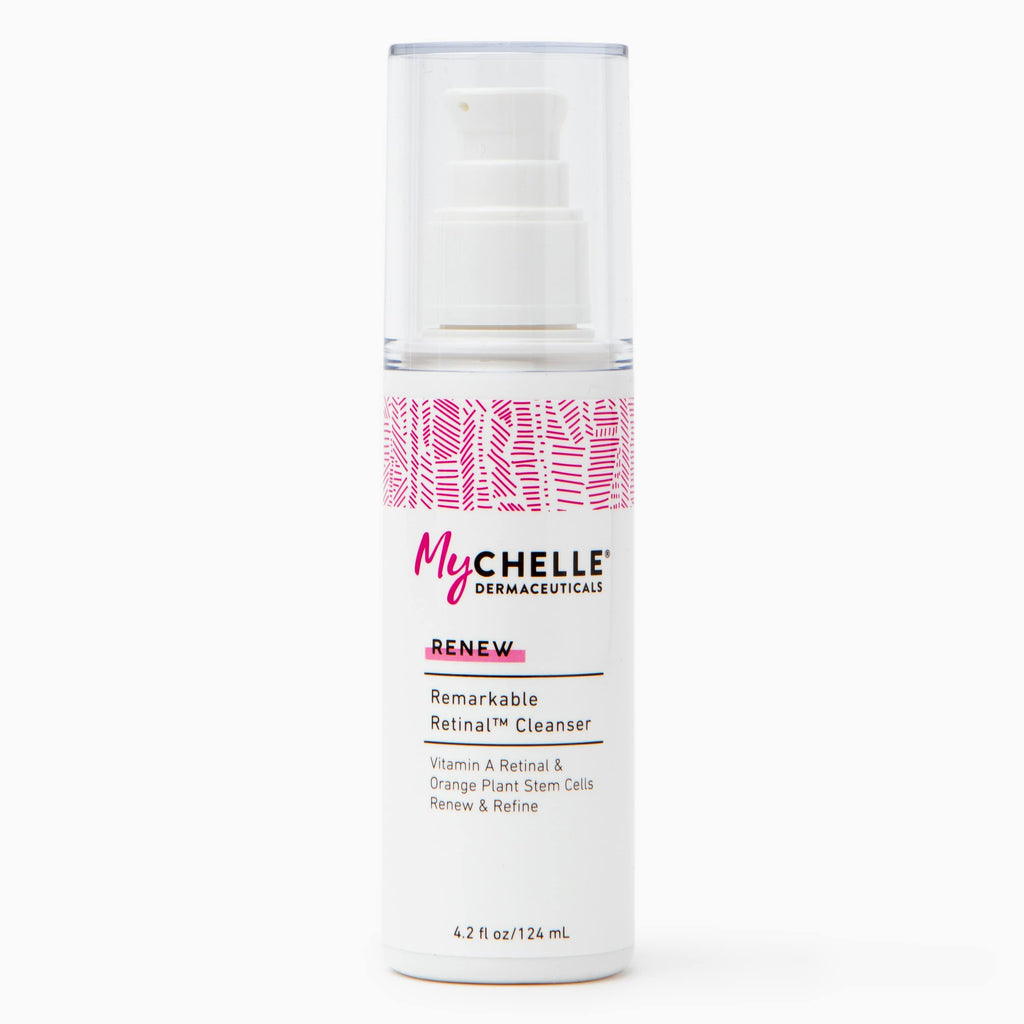 MyCHELLE Dermaceuticals Remarkable Retinal Facial Cleanser – Vitamin A Retinaldehyde, Orange Plant Stem Cells, 4.2 oz