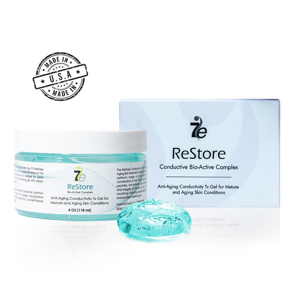 Myolift 7E Wellness ReStore Conductive Gel with Bio-Active Complex – 4 oz | Hyaluronic Acid & Collagen Peptides
