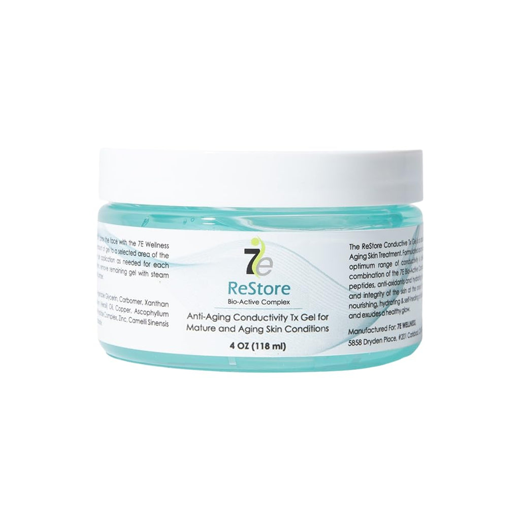 Myolift 7E Wellness ReStore Conductive Gel with Bio-Active Complex – 4 oz | Hyaluronic Acid & Collagen Peptides