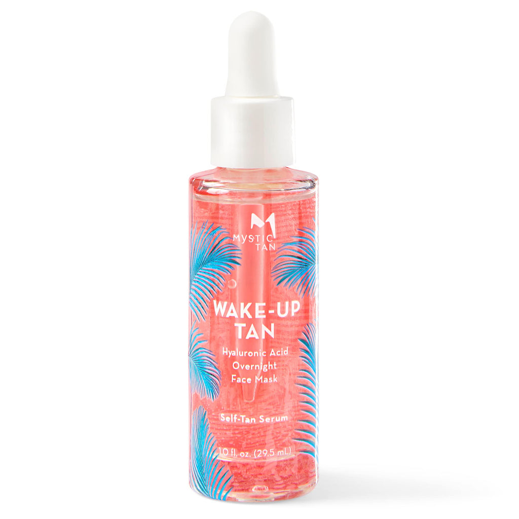 Mystic Tan Wake Up Tan Face Serum with Hyaluronic Acid – Overnight Self Tanner, 1.0 fl oz