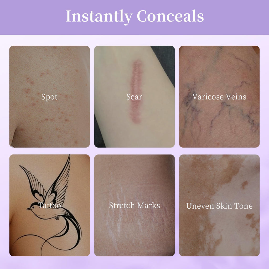 MyTend Body Coverage Perfector — Waterproof Tattoo Concealer for Full-Body, Long-Lasting Radiance