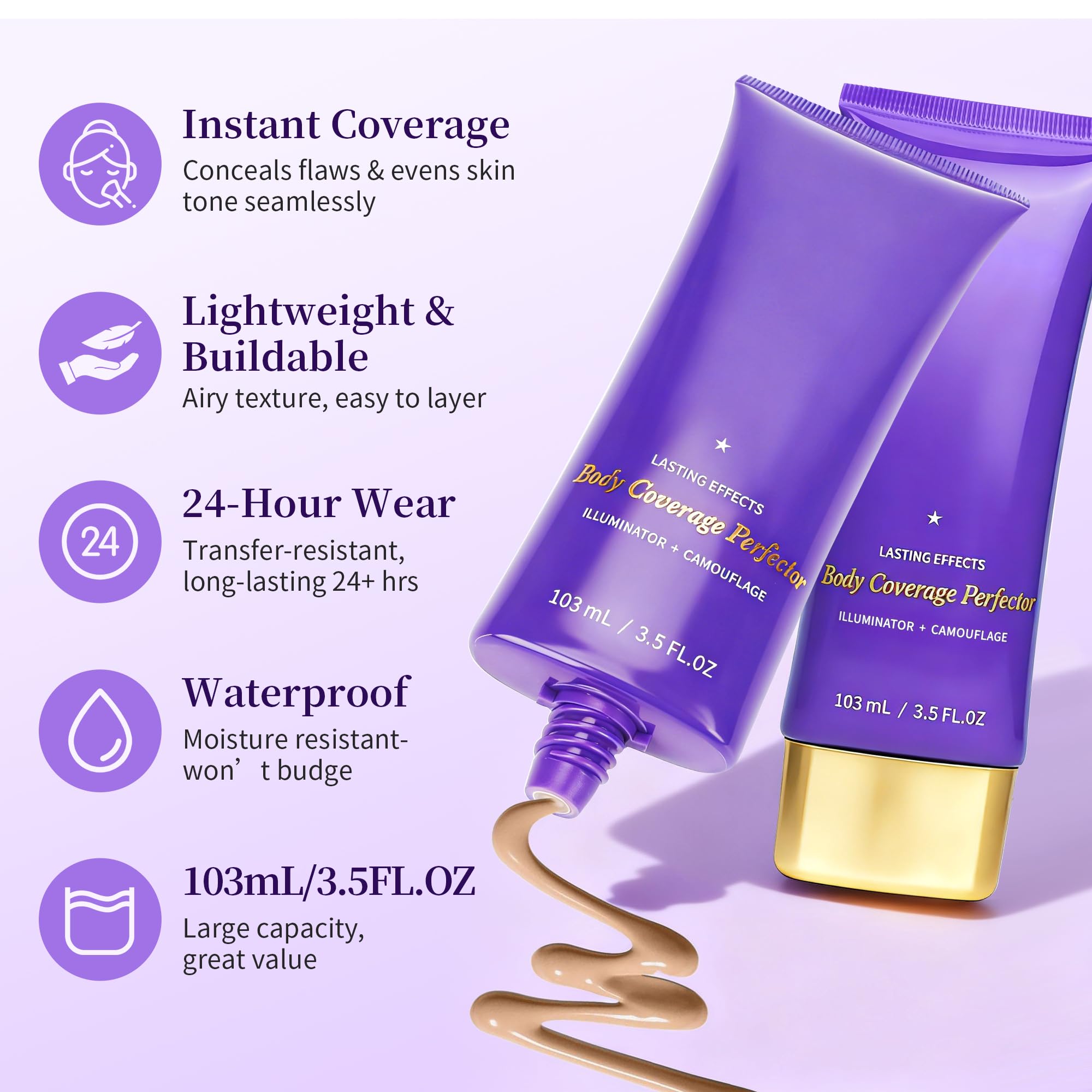 MyTend Tattoo Cover Up Waterproof Makeup – Full-Body Concealer, 3.5oz