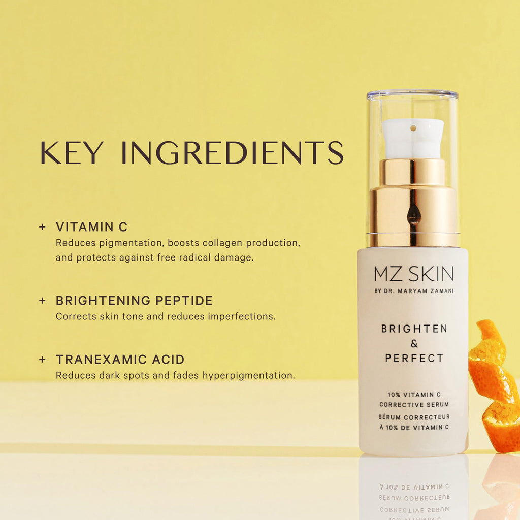 MZ SKIN Brighten & Perfect Vitamin C Serum 10%