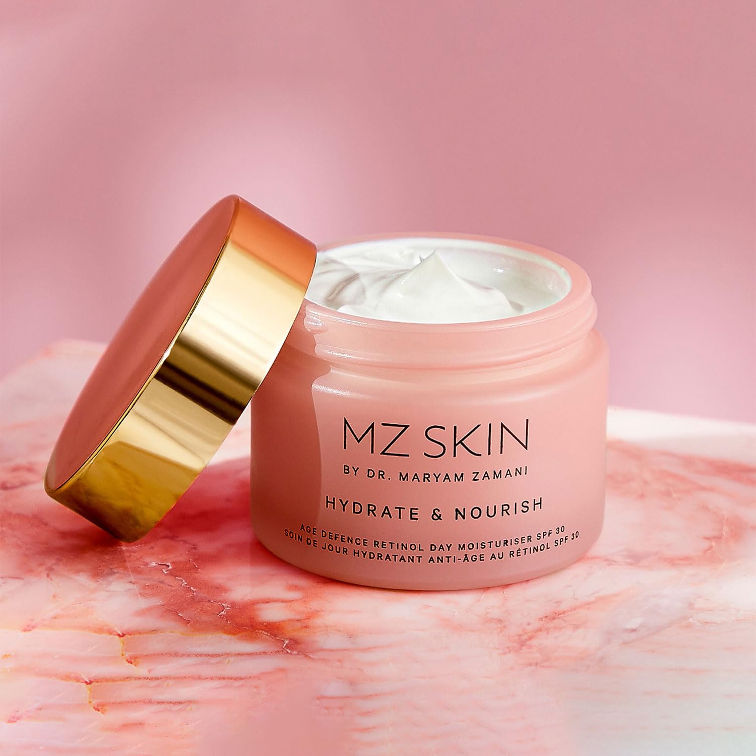 MZ SKIN Hydrate & Nourish Retinol Day Moisturizer SPF 30 - 1.69 oz | Hyaluronic Acid, Ceramides & Squalene
