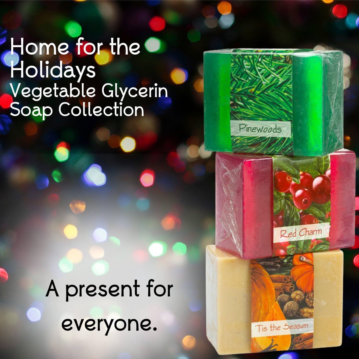 Nabila K Glycerin Soap Set of 3 – Natural, Vegan, Hypoallergenic, 4.5 oz Each