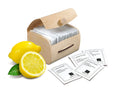 Nabila K Lemon Fresh Scented Towelettes – Alcohol-Free, Plant-Based Travel Wipes in Bamboo Case (20 Count)