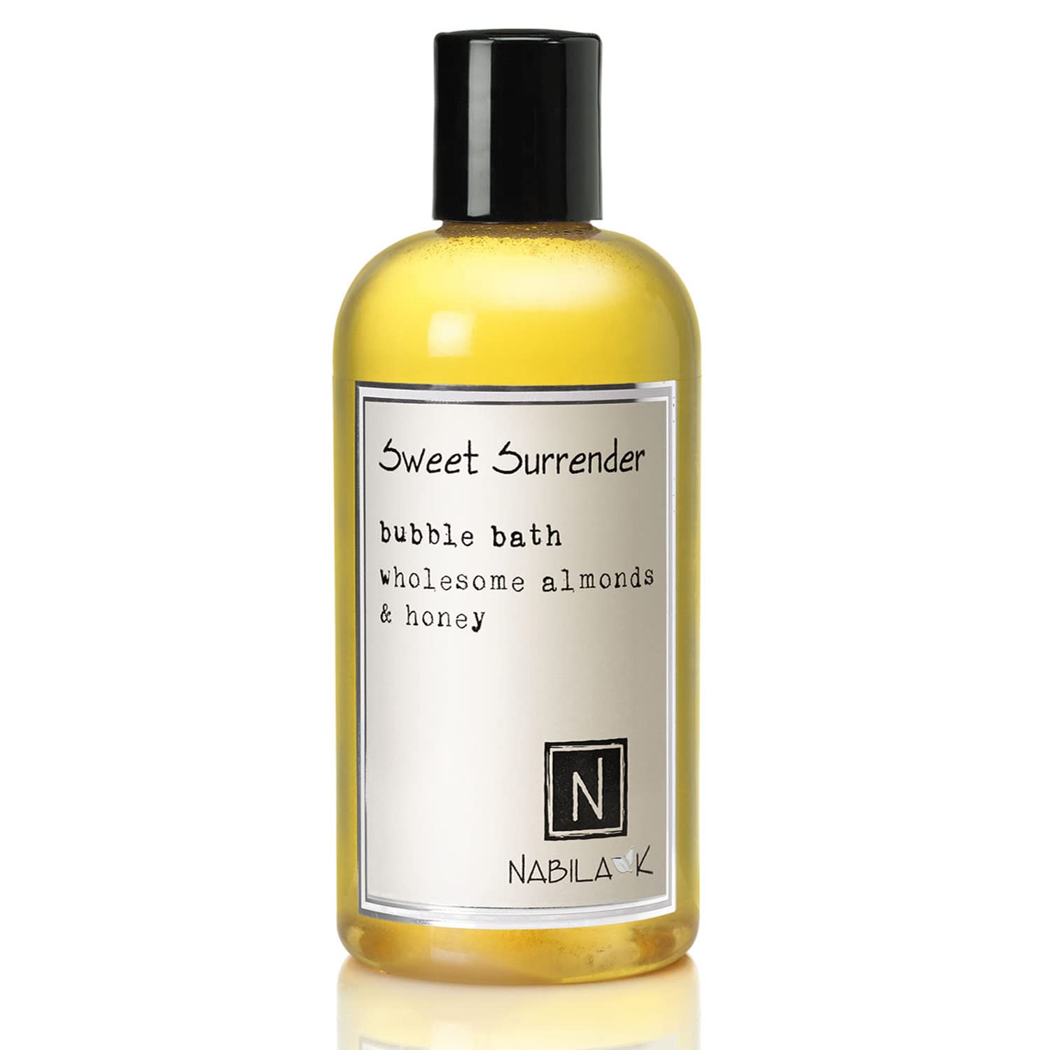 Nabila K Sweet Surrender Bubble Bath – Almond & Honey, Natural, Tear-Free (8 oz)