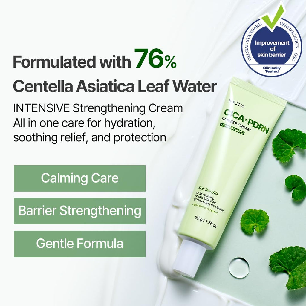 NACIFIC Cica PDRN Barrier Repair Cream – 76% Centella, Deep Hydration