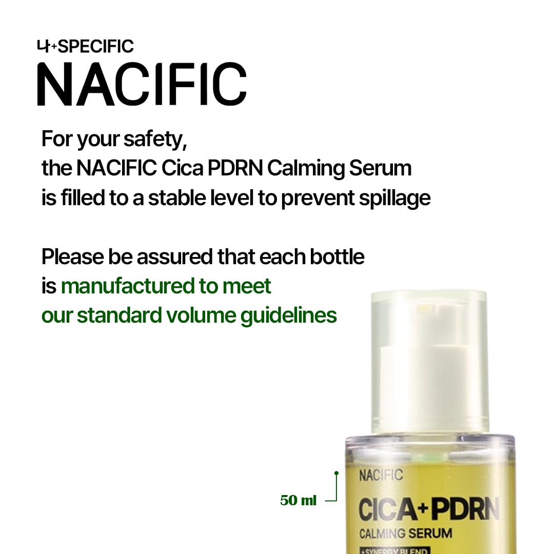 NACIFIC Cica PDRN Centella Serum – Calming, Hydrating Centella Ampoule for Sensitive Skin (50ml)