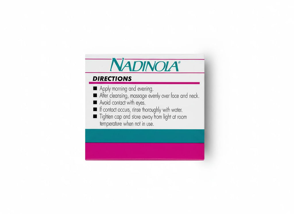 Nadinola Moisturizing Skin Tone Cream with Niacinamide & Hexylresorcinol — 2.25 oz