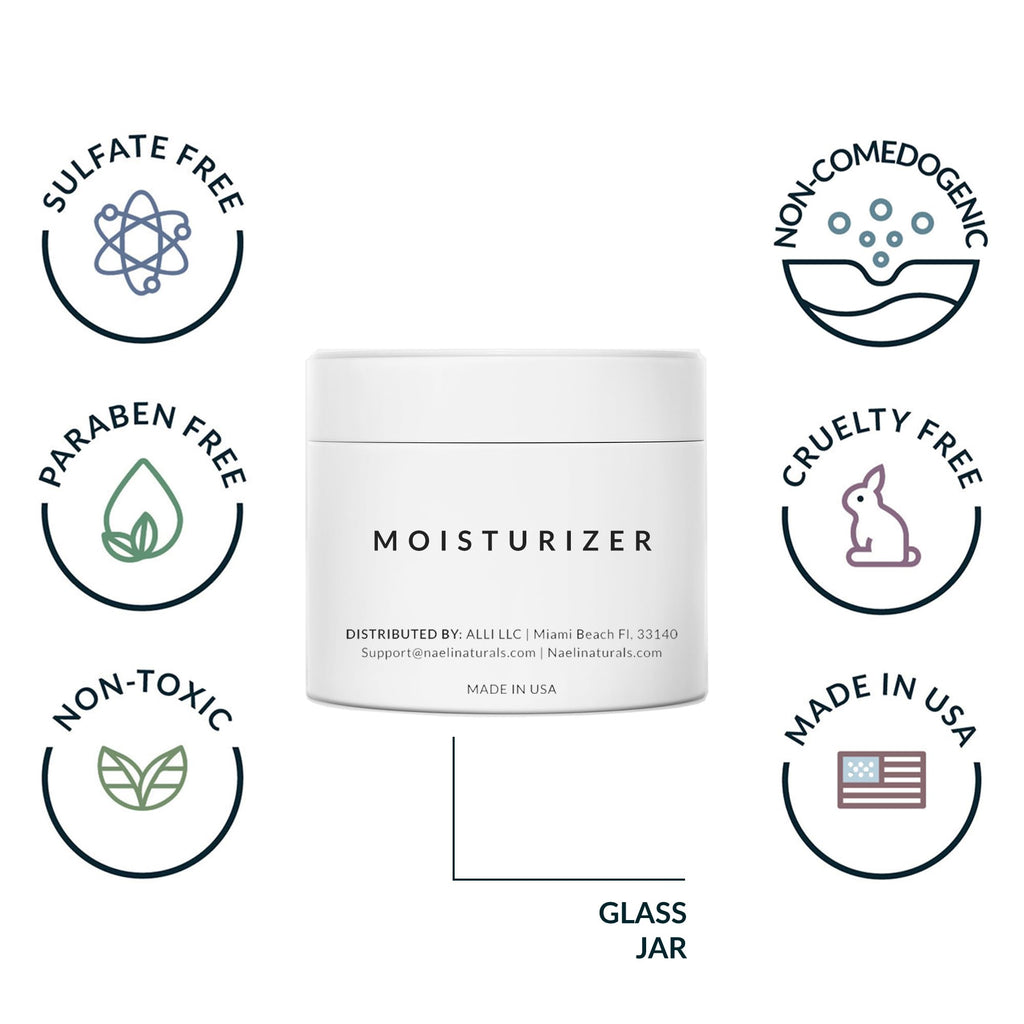 NAELI Face Moisturizer SPF 30 – Lightweight Hydration with Hyaluronic Acid