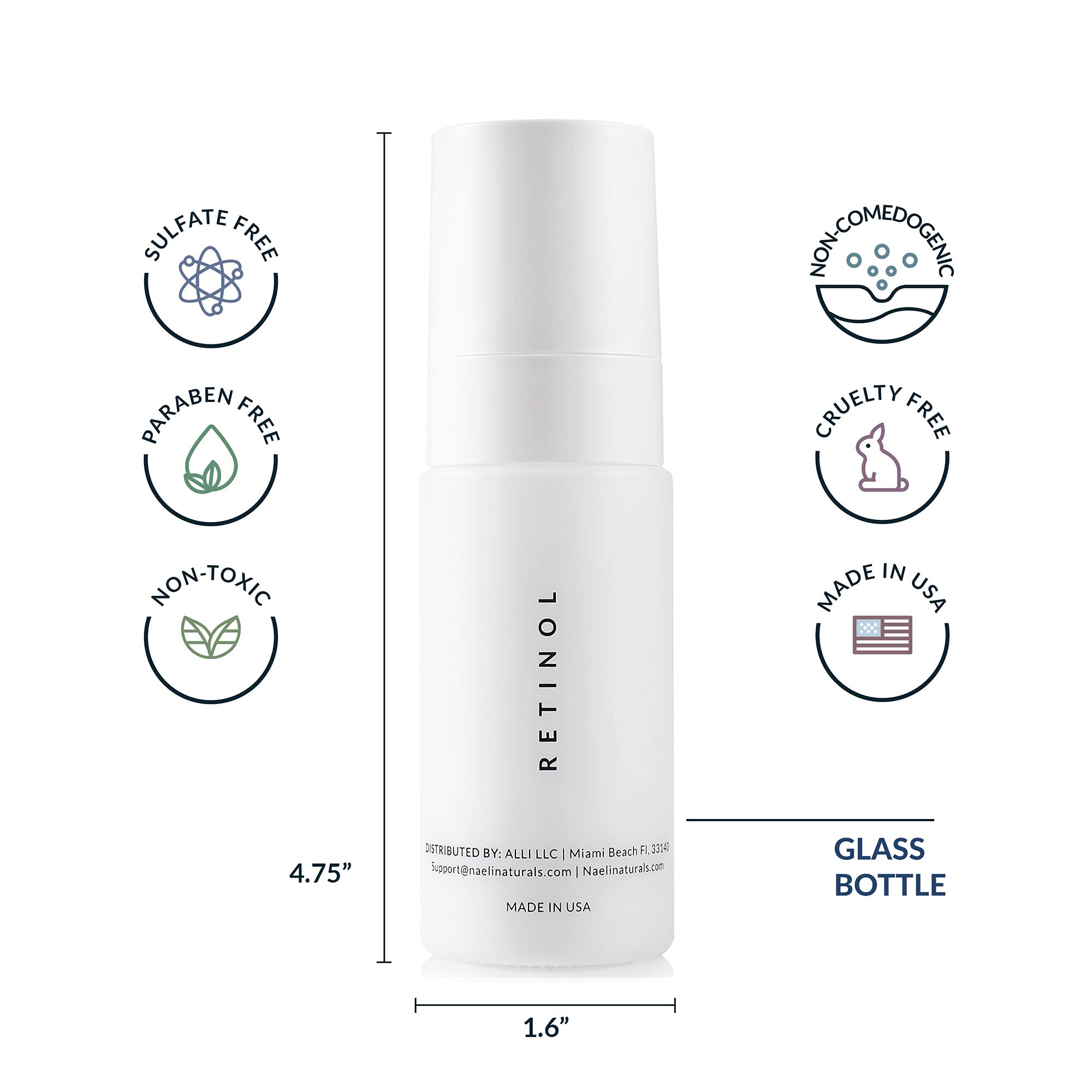 NAELI Retinoid Cream 4.25% Retinol Night Moisturizer — Face & Neck