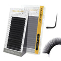 NAGARAKU Eyelash Extensions – Classic J B C D LC LD Curl, Matte Black 0.03-0.20, 5-17mm (0.07-N 10mm)