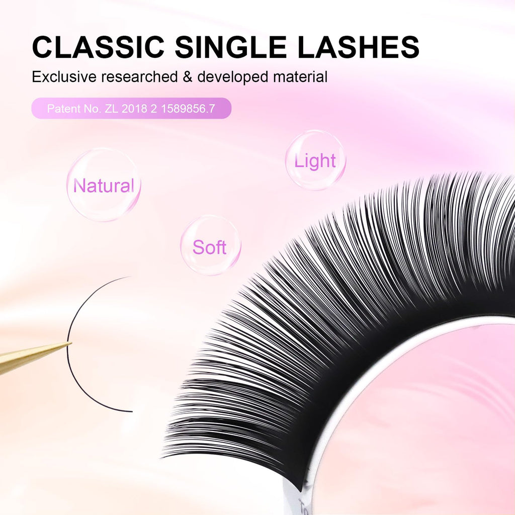NAGARAKU Eyelash Extensions – Classic Lashes (J, B, C, D, N, LC, LD) 0.03-0.20 | 5-17mm