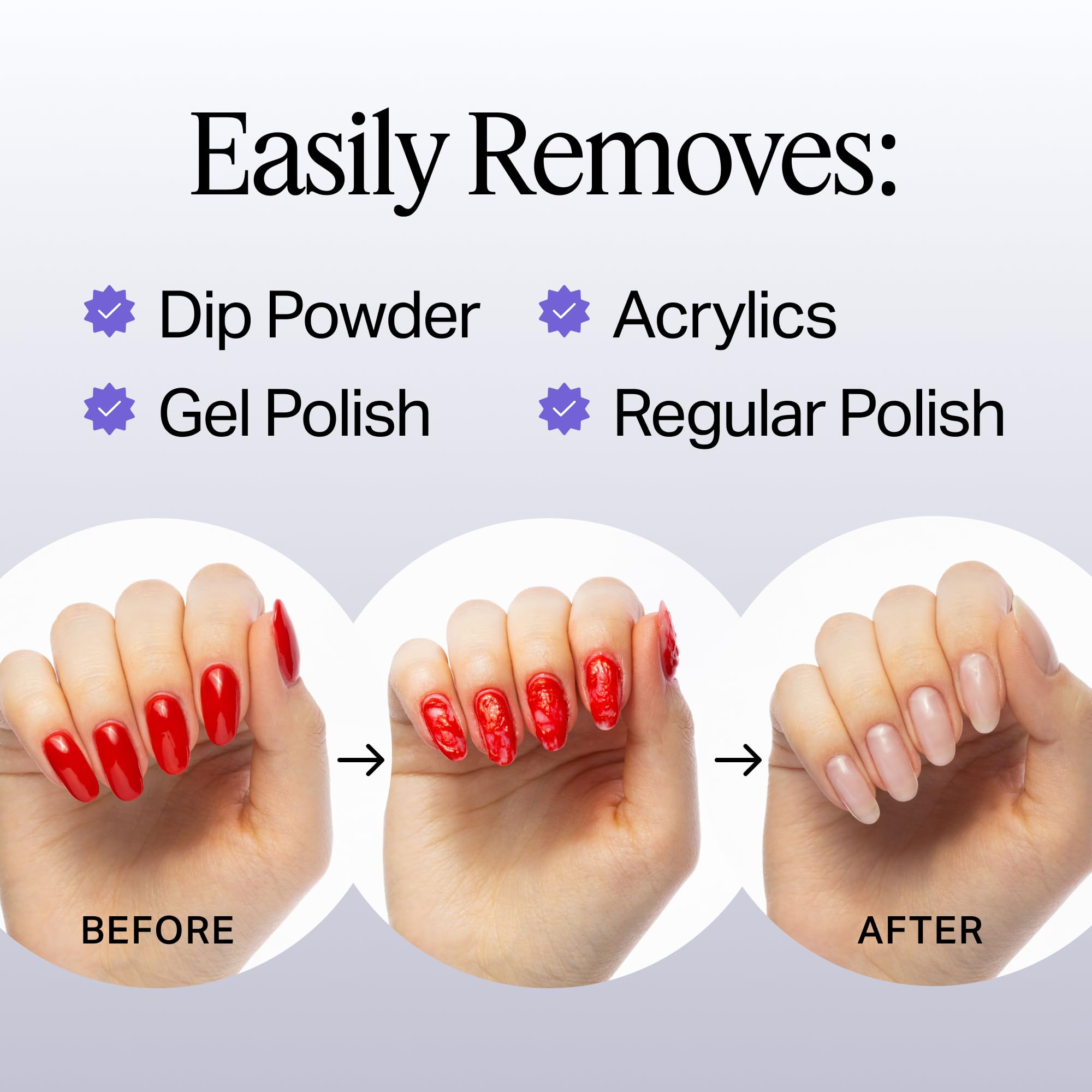 Nailboo 100% Acetone Nail Polish Remover – 16 oz | Salon-Quality Gel & Dip Powder Remover