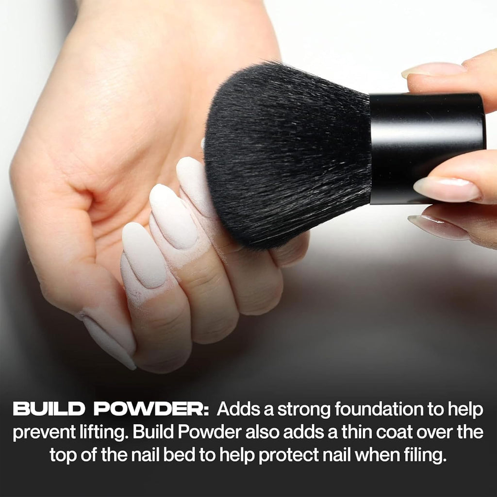 Nailboo Dip Powder Nail Kit Bundle - Base Coat, Activator, Top Coat & Build Powder - 4-Piece Premium Set