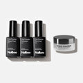 Nailboo Dip Powder Nail Kit Bundle - Base Coat, Activator, Top Coat & Build Powder - 4-Piece Premium Set