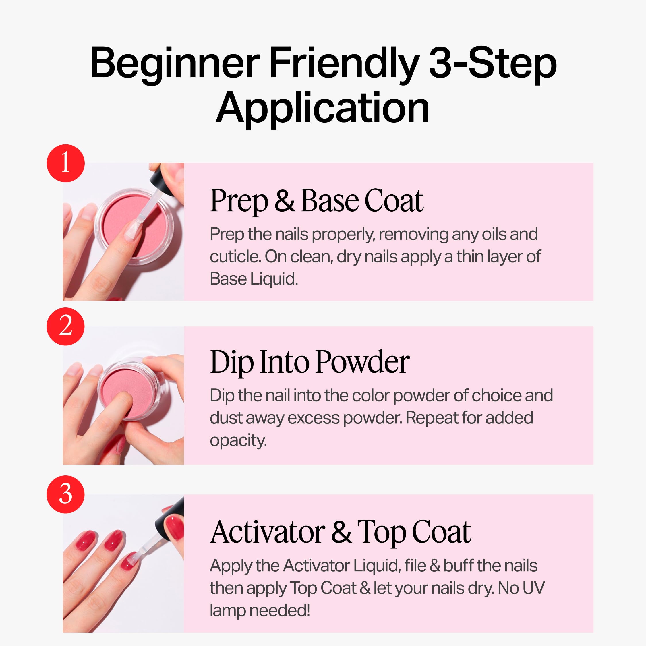 Nailboo Cloudberry Dip Powder – Dusty Purple, No UV Lamp Needed, DIY Nails at Home (0.5 oz)