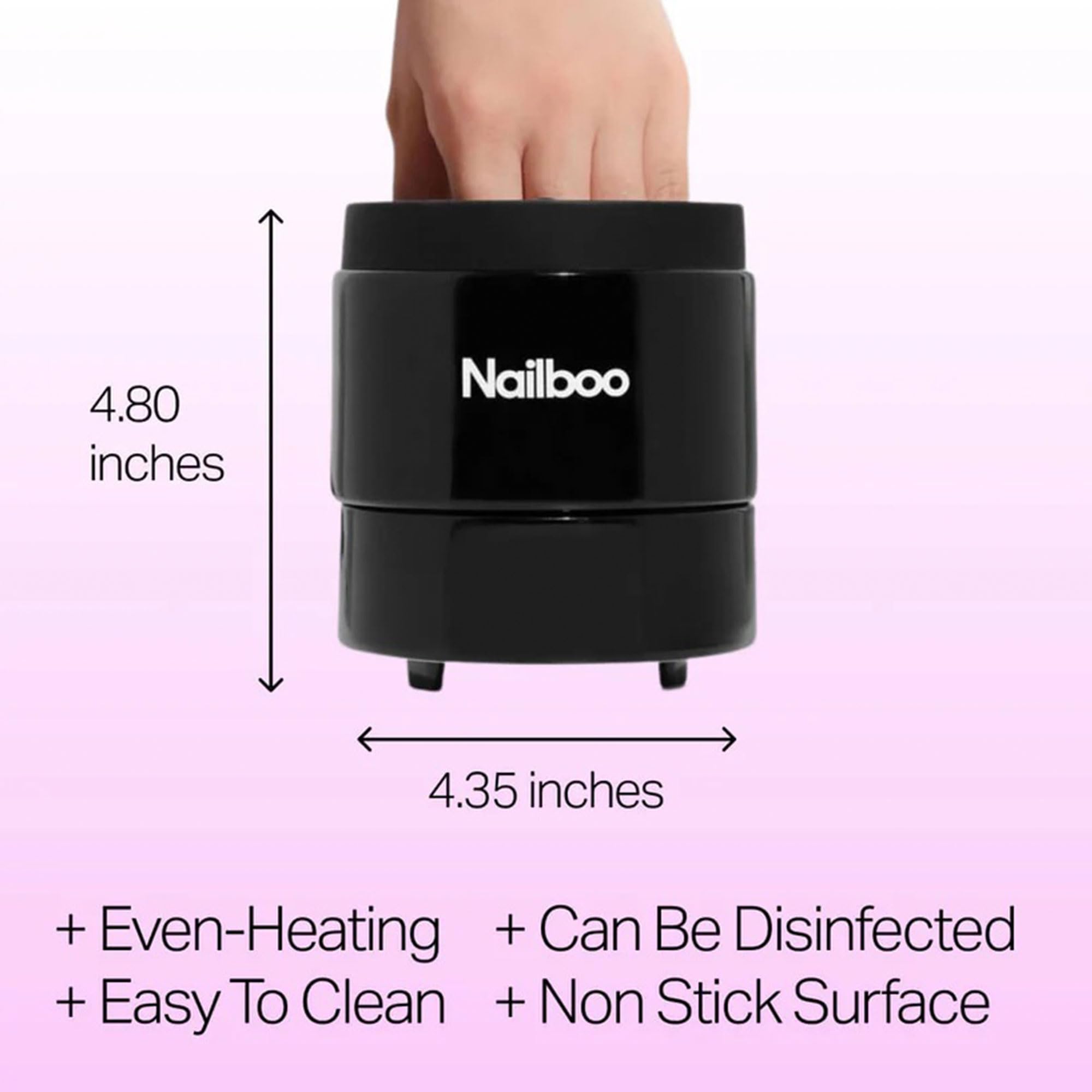 Nailboo Acetone Nail Polish Remover & Heated Soak Off Bowl Kit – Pure Acetone 16 fl oz & Electric Nail Removal System