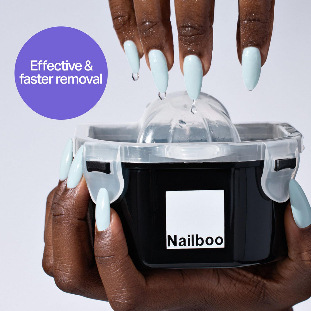 Nailboo 100% Acetone Nail Polish Remover – 16 oz | Salon-Quality Gel & Dip Powder Remover