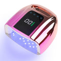 NailFace 96W Rechargeable UV LED Nail Lamp – Cordless Gel Nail Dryer with 42 Beads and Smart Sensor