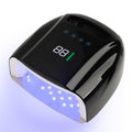 NailFace 96W Rechargeable UV LED Nail Lamp – Cordless Gel Dryer with 42 LEDs, Smart Sensor, and Metal Base