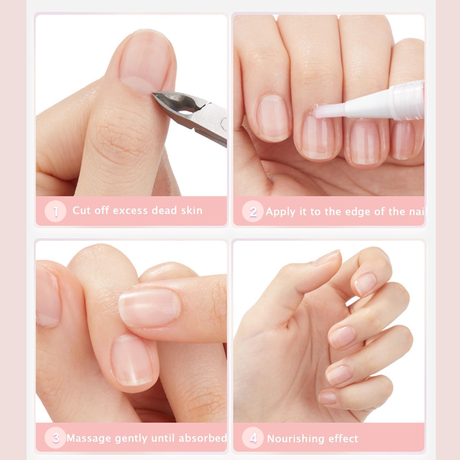 Nailz Nail Growth Pen – Radiant Cuticle & Nail Edge Oil (2ml, Peach)