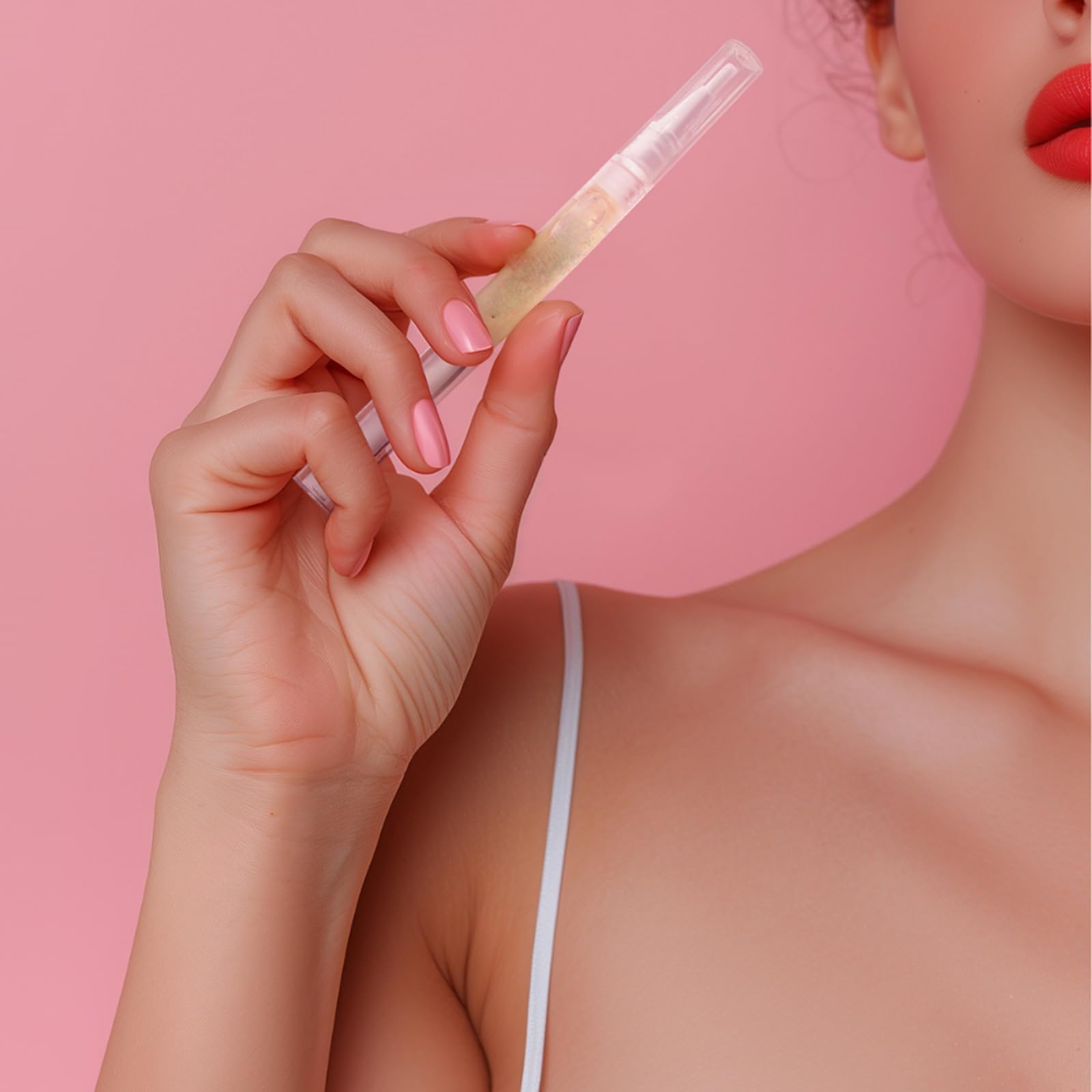 Nailz Nail Growth Pen – Radiant Cuticle & Nail Edge Oil (2ml, Peach)