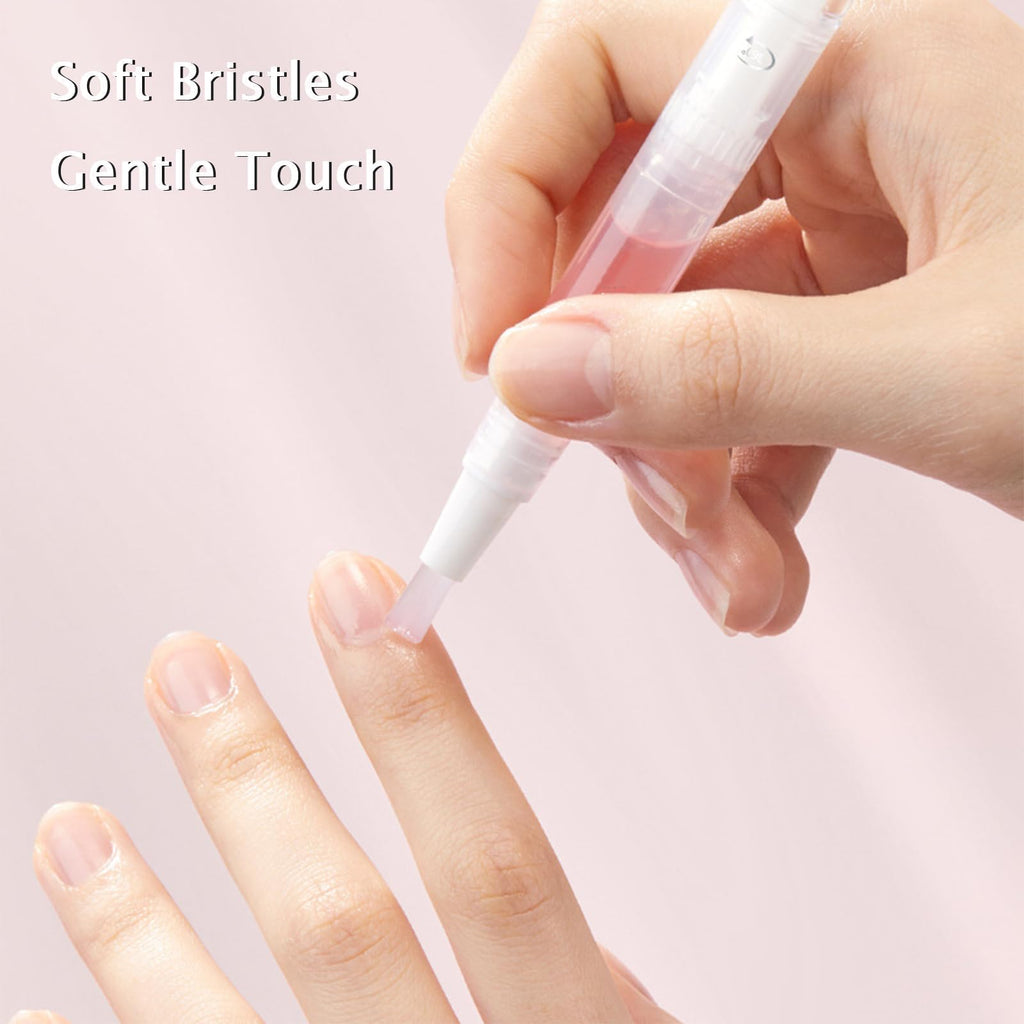 Nailz Nail Growth Pen – Radiant Cuticle & Nail Edge Oil (2ml, Peach)