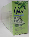 Nair Hair Remover Bikini Cream with Green Tea – Sensitive Formula, Pack of 7 (1.70 oz each)