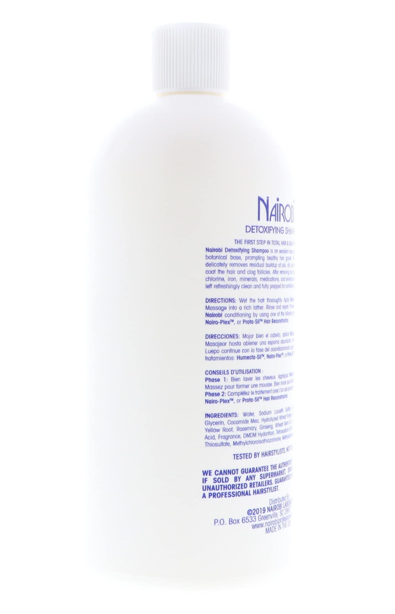 Nairobi Detoxifying Shampoo — 32 oz | Detoxifying Scalp Cleanse by Nairobi