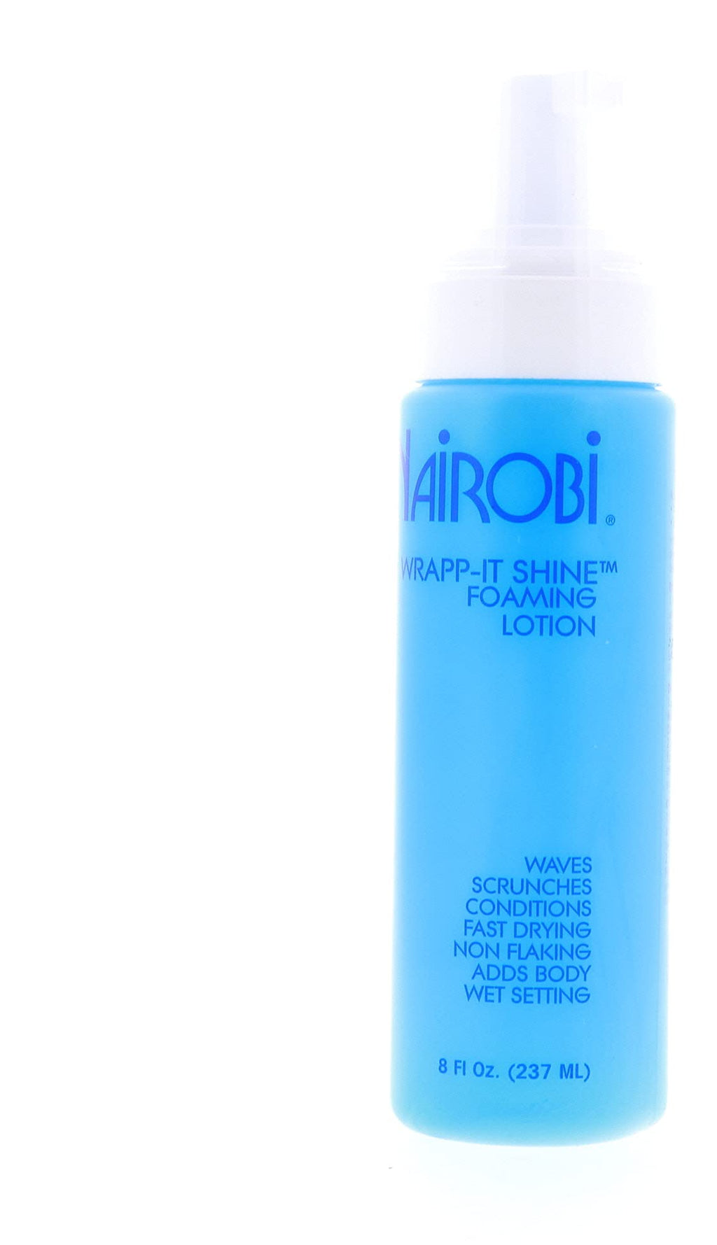 Nairobi Wrapp-It Shine Foaming Lotion 8oz – Lightweight Hydration