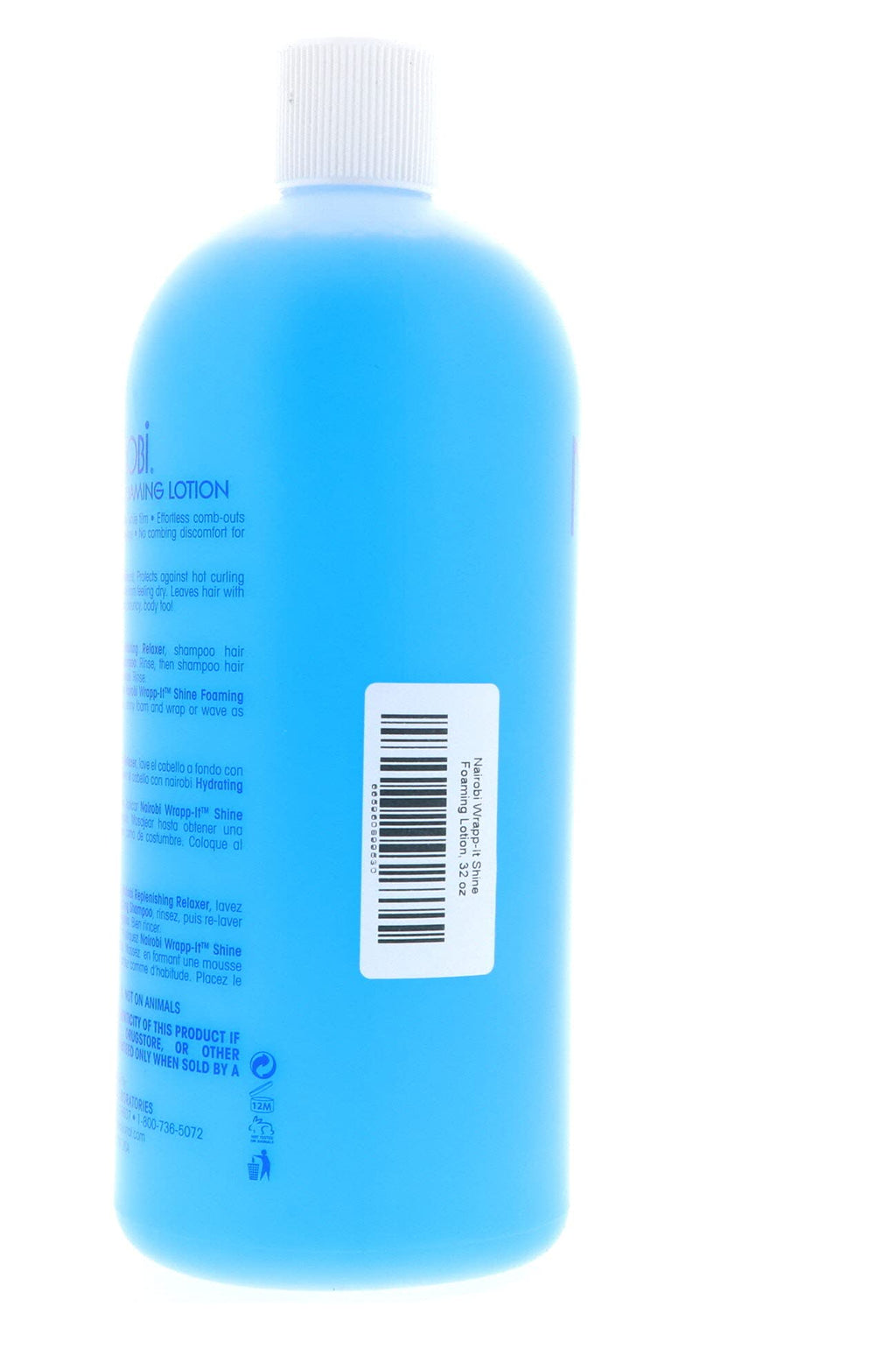 Nairobi Wrapp It Shine Foam Lotion 32 oz – Lightweight Foam for Shine & Wrap Styling