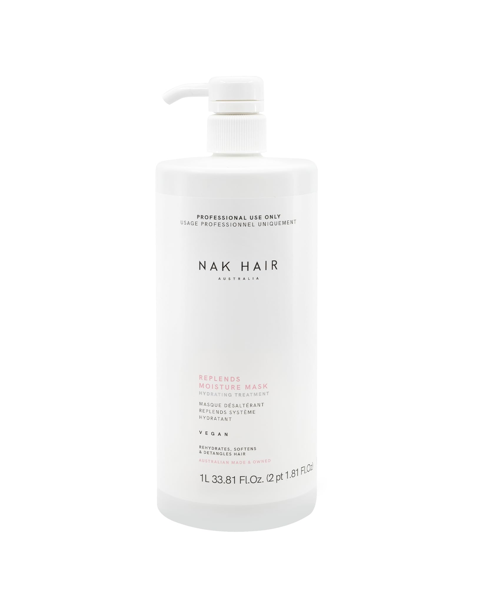 NAK Replends Moisture Mask 1L – Deep Hydration, Softness & Detangling
